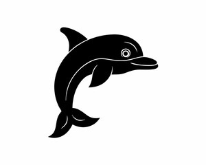 creative details Dolphin Icon vector illustration