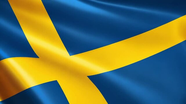 swedish flag for national Day or Independence Day of sweden - Powered by Adobe