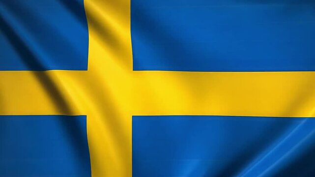 swedish flag for national Day or Independence Day of sweden