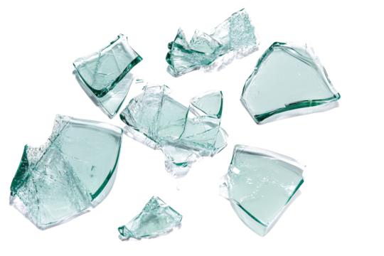 ice cubes on white background cutout image and isolated on transparent background 
