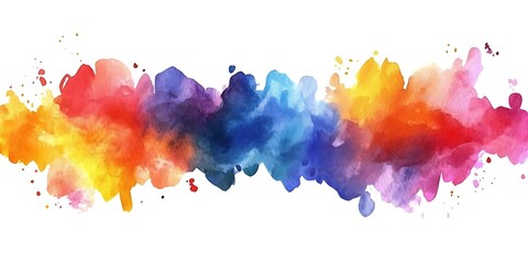 Colorful watercolor abstract art (1)