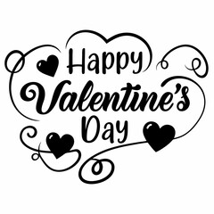 Abstract Happy Valentine's day elegant background