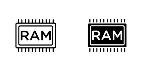 Memoryicons for ui. vector illustration