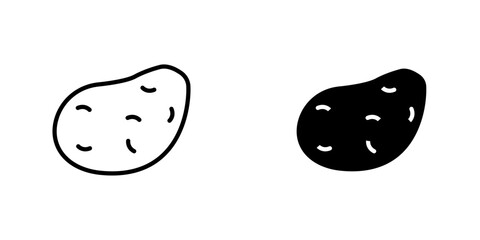 Potatoicons for ui. vector illustration
