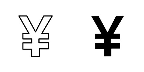 Yenicons for ui. vector illustration