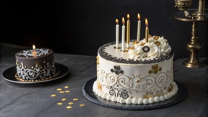 nikkah theme cake by generated ai