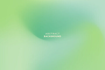 Abstract nature green background with blurred fluid shapes.