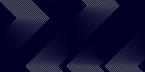 Dark blue background. Modern curved lines abstract presentation background. Luxury paper cut background.