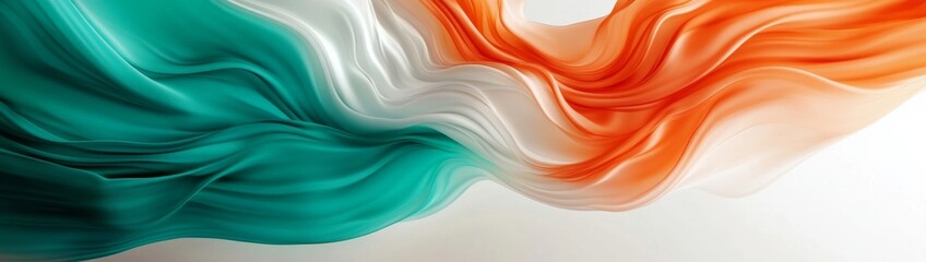 Obraz premium Fluid Fabric in Vibrant Colors