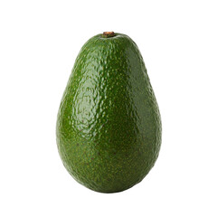 a single avocado, isolated