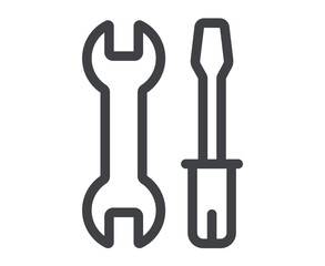 Сonstruction tools isolated icon concept illustration
