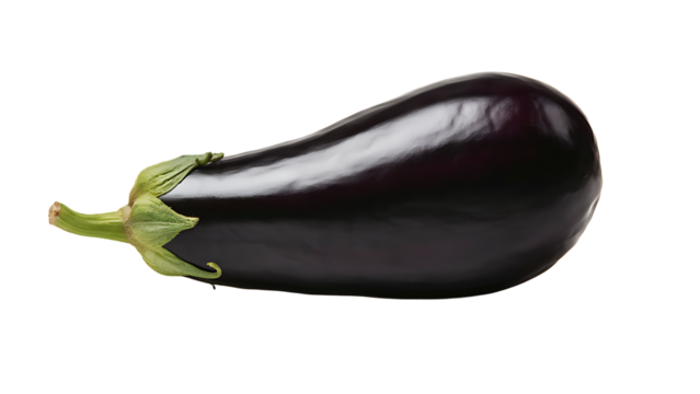  Fresh eggplant isolated