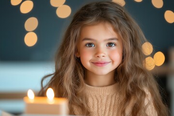 Young girl enjoys technology through interactive learning tablet highlighting modern education tools