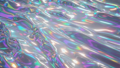 Fototapeta premium Shimmering Liquid Cloth Effect