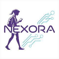 Nexora Bold Typography with Motion Elements