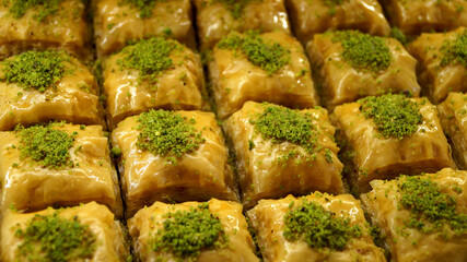 Turkish pistachio pakhlava