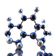 molecule 3d render