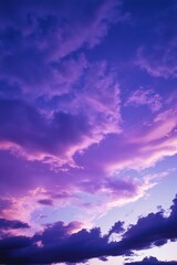 Obraz premium Purple Cloudscape