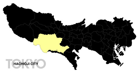 東京都八王子市の位置地図 境界線有_2