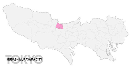 東京都武蔵村山市の位置地図 境界線有_1