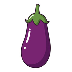 Flat Color Vector Set of Fresh Fruits and Vegetables on White Background