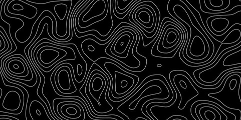 Fototapeta premium Topography background. Vector banner. Topography map background. Vector geographic contour map. Background of the topographic map. Contour line abstract background.