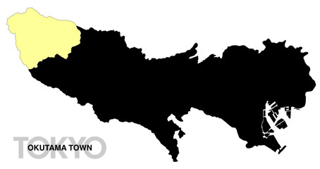 東京都奥多摩町の位置地図 境界線無_2