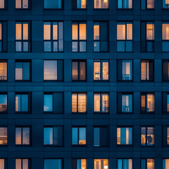 seamless glass facade building night texture tile modern skyscraper urban city cloud light dark windows for surface mapping architecture game design 2d flat	