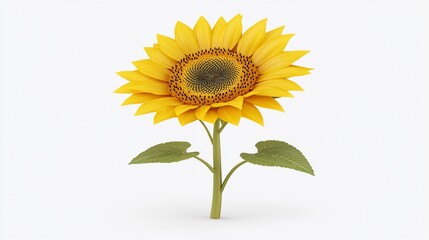 Obraz premium Bright sunflower, vibrant yellow flower