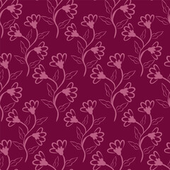 floral seamless allover design pattern
