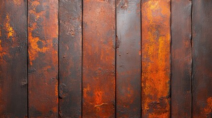 Textured metal plate with industrial rust and scratches