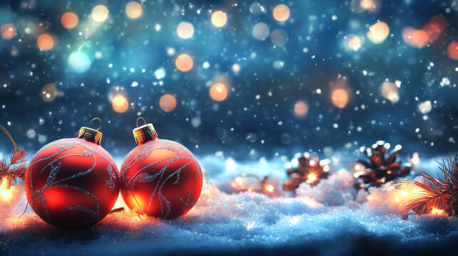 Happy New Year 2015 and Marry Christmas. Vector Illustration. Invitation or greeting card design.