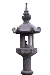 stone lantern isolate on Transparent Background, Png