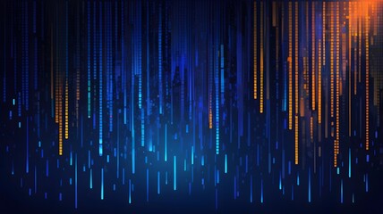 Beautiful light landscape decoration, sparkling particles celebration background