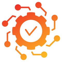 Transformation Glyph Gradient Icon