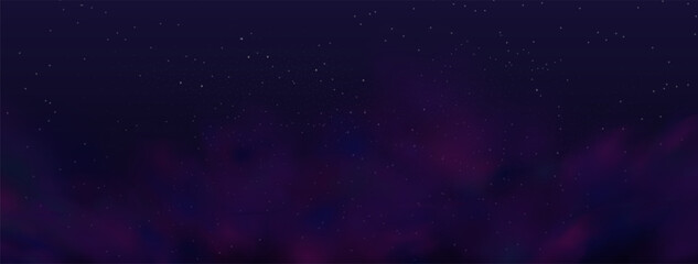Starry night sky with astrological constellations. Space stars background.Space nebula and glittering stardust.