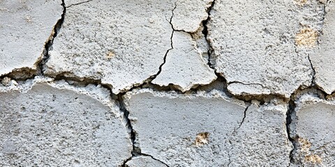 Obraz premium Cracked plaster wall texture (6)