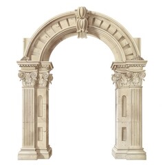 Obraz premium Wedding arch architecture historical decorative.