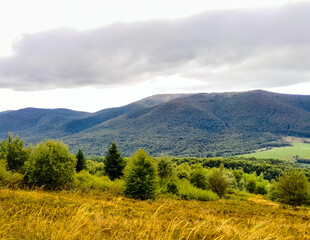 Beautiful view of Bieszczady mountains. Carpathians. © Jan
