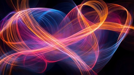 Obraz premium Abstract Network Connection Background – Futuristic Digital Web with Data Links and Connectivity Visualization