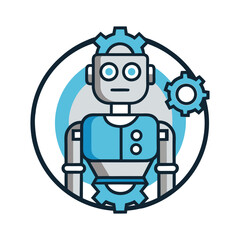 Robot Icon, Robot Icon Eps, Robot Icon Security, Robot  Icon Technology