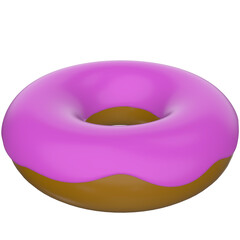 3D Strawberry Donut