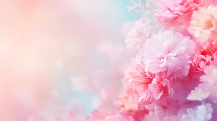 Fototapeta premium Abstract colorful background, soft pastel hues blending seamlessly, ideal for creative designs or calming digital projects.