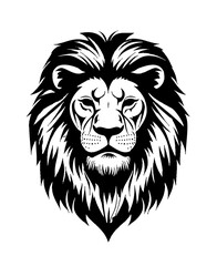 Powerful Lion Face Vector Illustration in EPS Format
