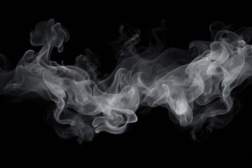 Fototapeta premium Smoke backgrounds black black background.