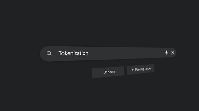 Searchbar Typing Tokenization In Internet Web Search Engine | Motion Graphic Animation With Smooth Camera Movement | High Quality User Interface Design