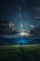 Fototapeta premium The lonely walk 