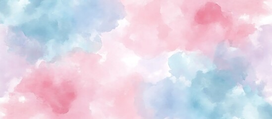 Pastel cloudscape, soft hues, dreamy sky