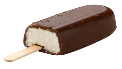 chocolate ice cream with chocolate, Chocolate Covered Ice Cream Bar