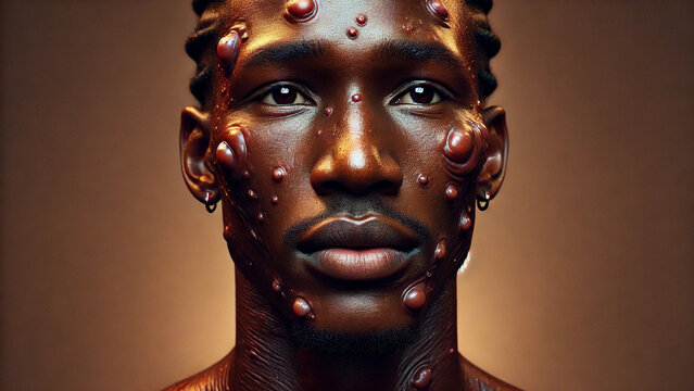 Realistic Portraits of African Americans with Skin Conditions for Medical and Educational Use